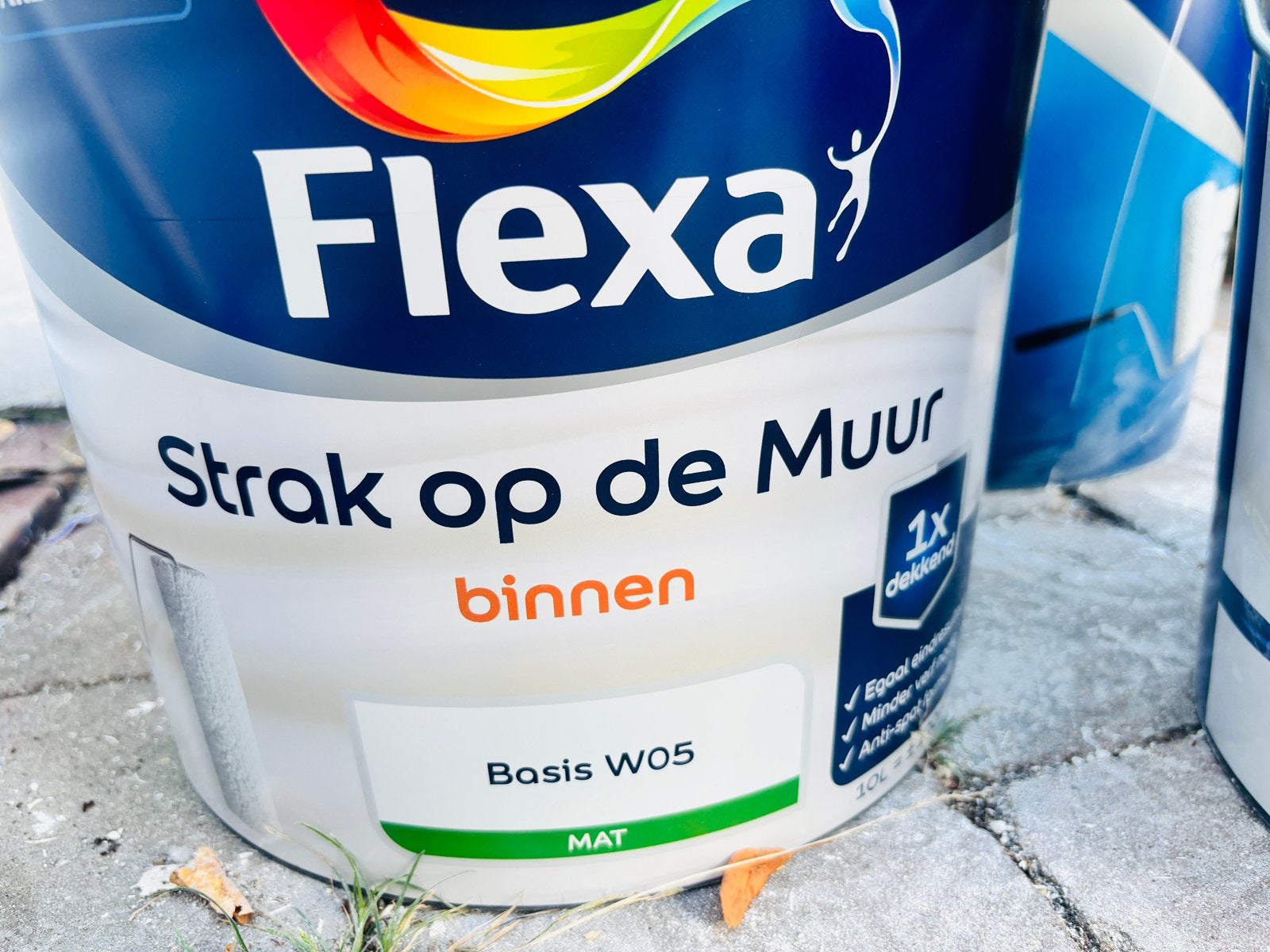 Flexa muur binnen, Ophalen, Wit, Nieuw, Verf