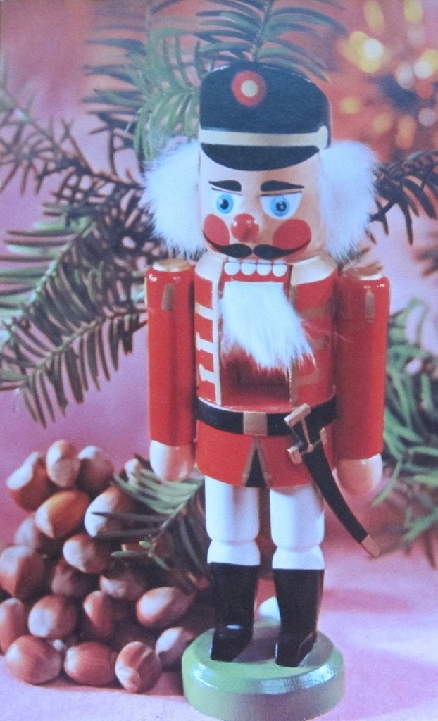 Kerst - Notenkraker - Nusscracker op dubbele ansichtkaart, Verzenden, 1980 tot heden, Ongelopen, Overige thema's