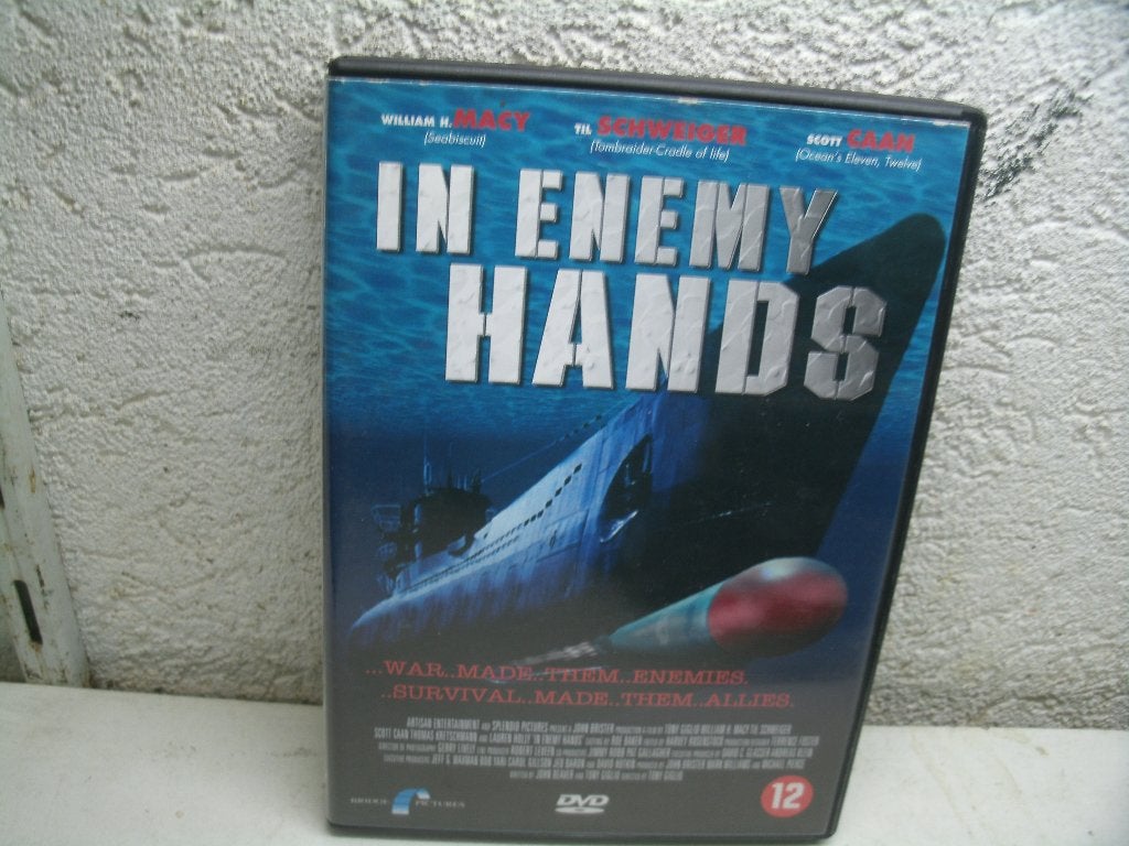 dvd 279b in enemy hands, Alle leeftijden, Ophalen of Verzenden, Zo goed als nieuw