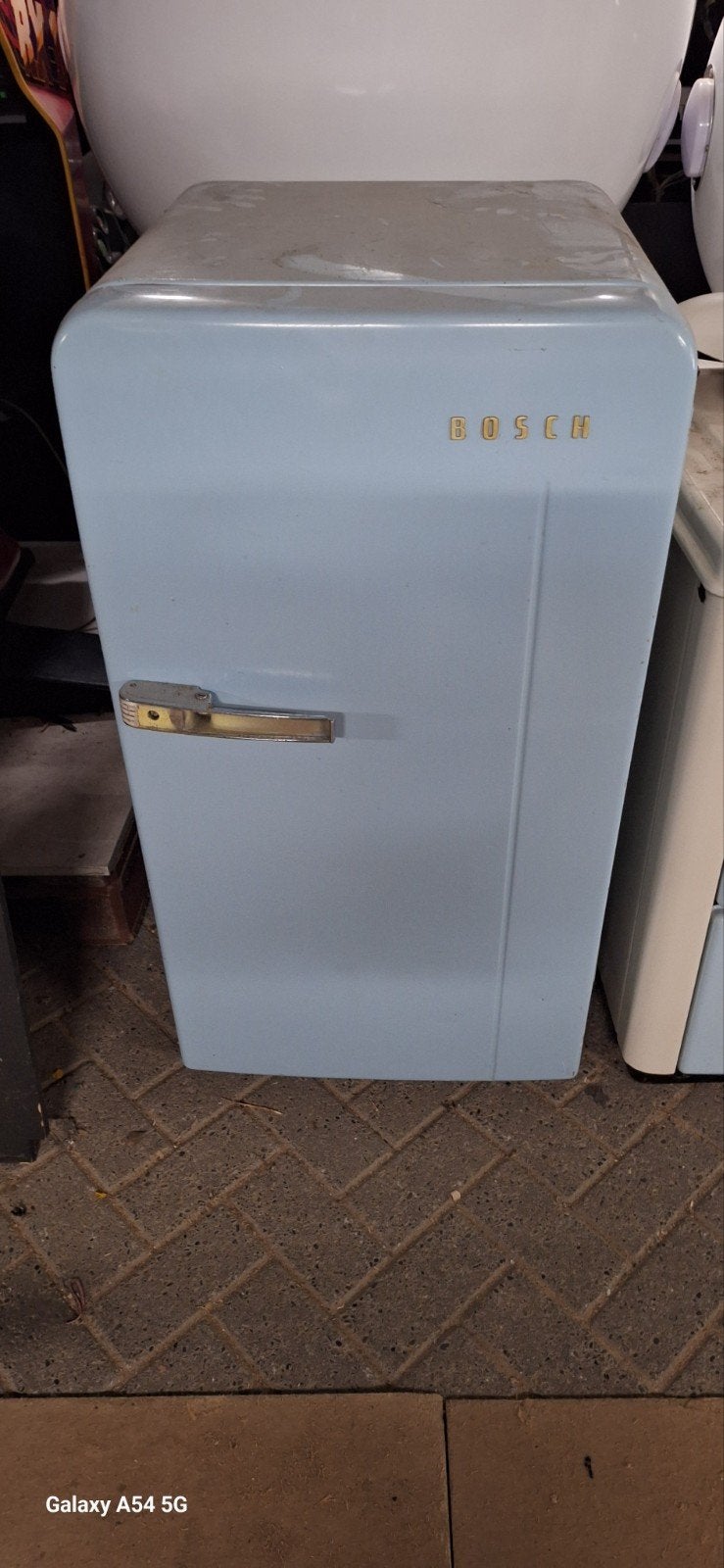 Vintage Bosch Koelkast - Lichtblauw Retro Model, Ophalen