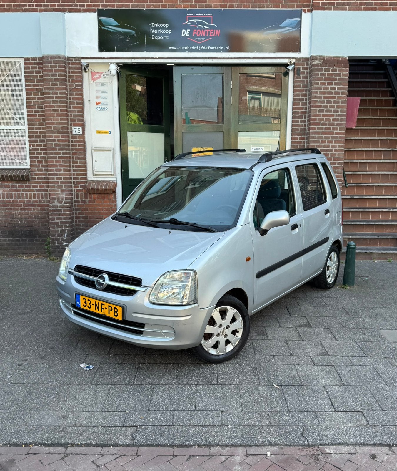 Opel Agila 1.2 I 16V 2003 Nieuwe APK/Boekjes, Auto's, Opel, Voorwielaandrijving, Stof, Origineel Nederlands, Bedrijf