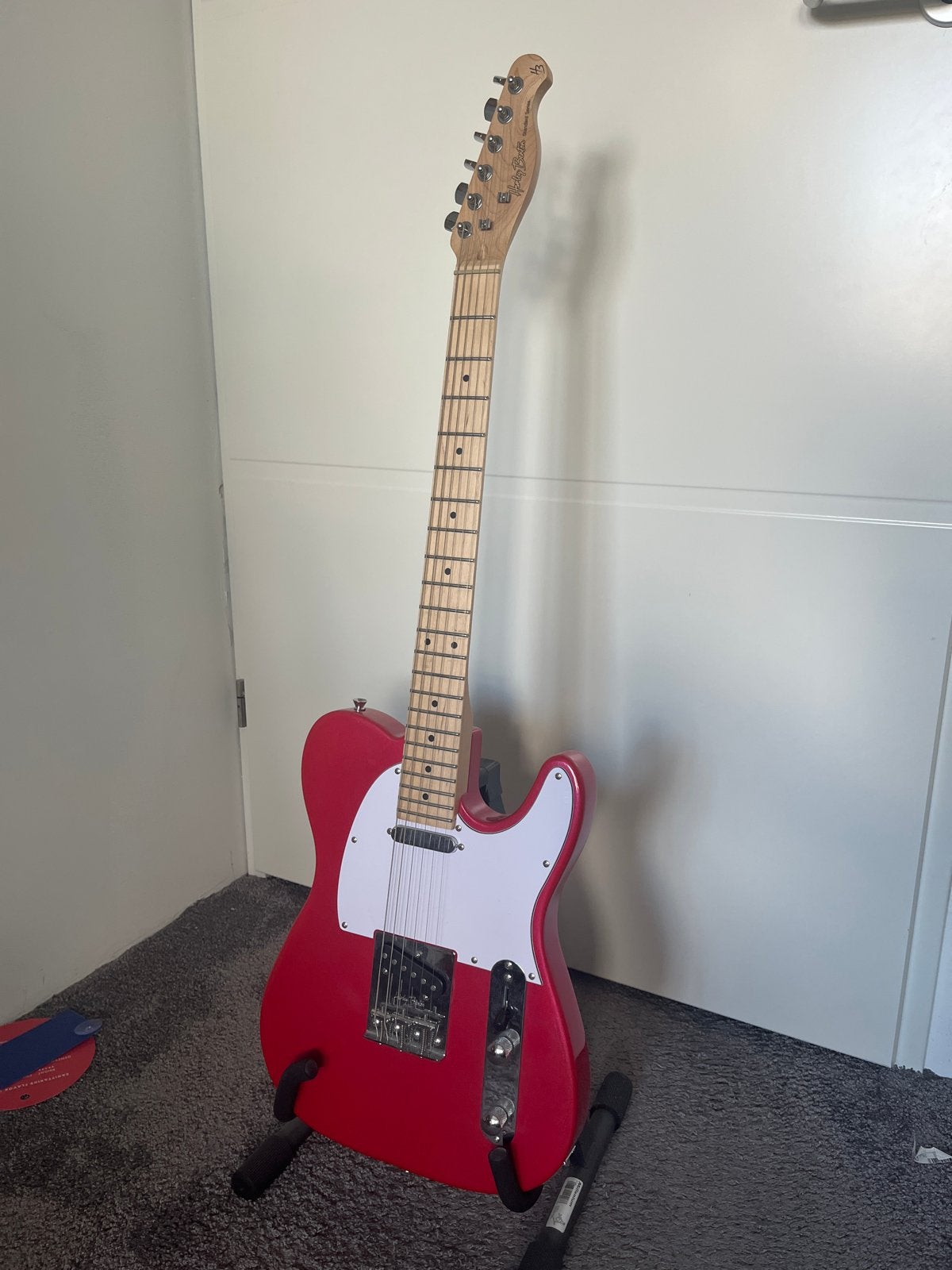 Harley Benton Standard Series Telecaster - Rood, Muziek en Instrumenten, Snaarinstrumenten | Gitaren | Elektrisch, Ophalen, Zo goed als nieuw