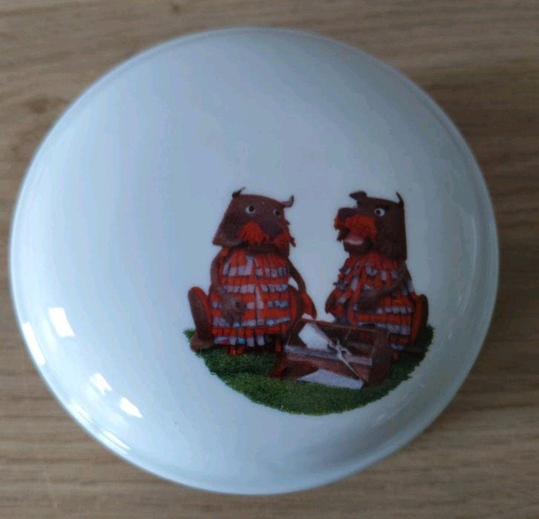 Ed & Willem bever Vintage M.M. Chanowski Productions 1985, Ophalen of Verzenden, Zo goed als nieuw, Tv, Gebruiksvoorwerp