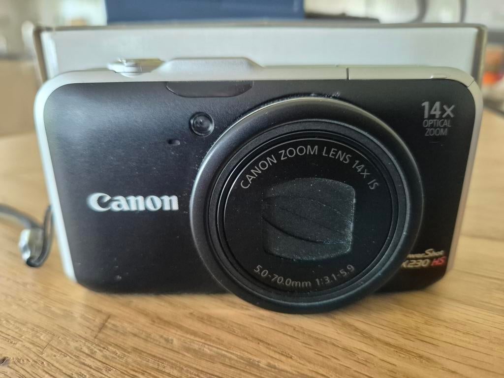 Canon PowerShot SX230 HS Compact Camera - 12.1 MP, 14x Zoom, Audio, Tv en Foto, Fotocamera's Digitaal, Canon, Compact, Ophalen of Verzenden