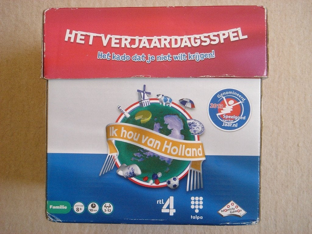 LEUK: Ik hou van Holland: Het Verjaardagsspel, Hobby en Vrije tijd, Gezelschapsspellen | Bordspellen, Vijf spelers of meer, Ophalen of Verzenden