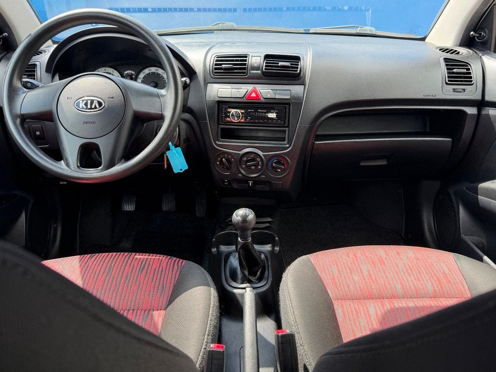 Kia Picanto 1.0 Seven |2e Eigenaar|DistributieV.V|Airco|Elek, Euro 5, Stof, Zwart, 4 cilinders