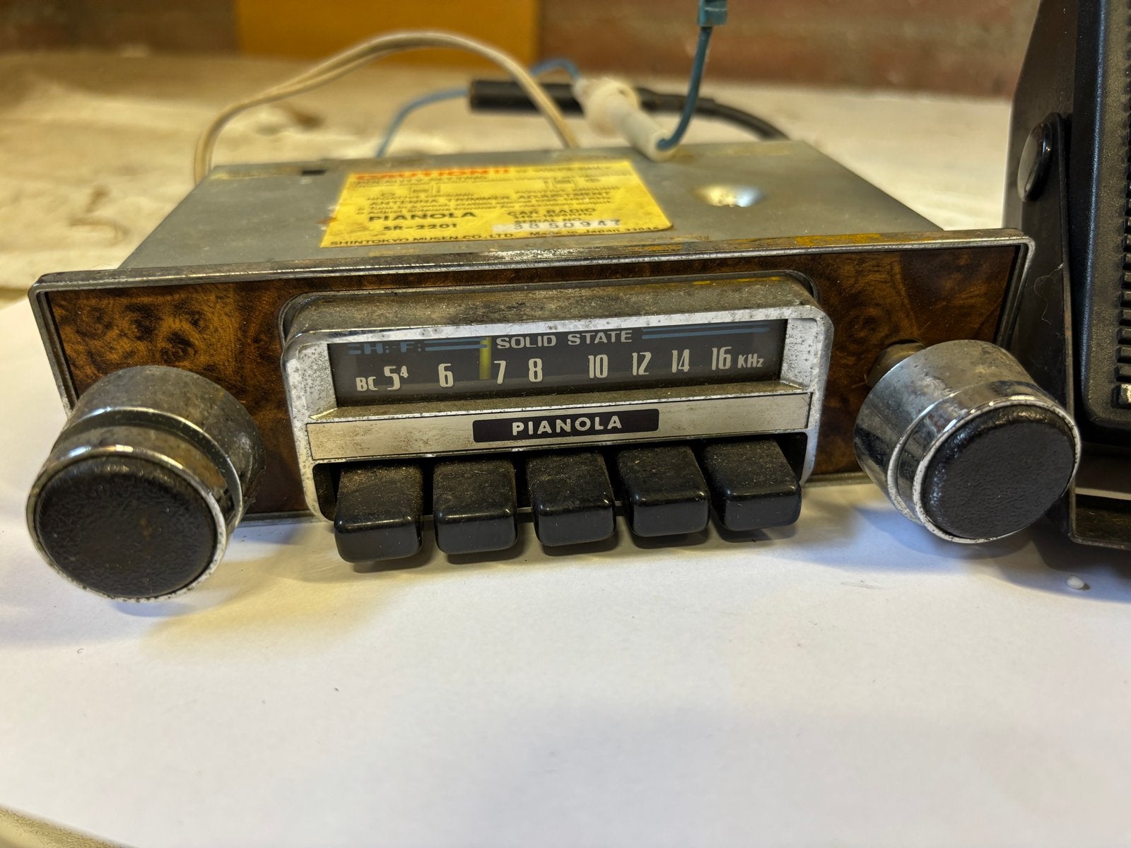 Pianola SR-2201 Autoradio & Kingcraft Opbouw Speaker, Auto diversen, Ophalen of Verzenden, Gebruikt