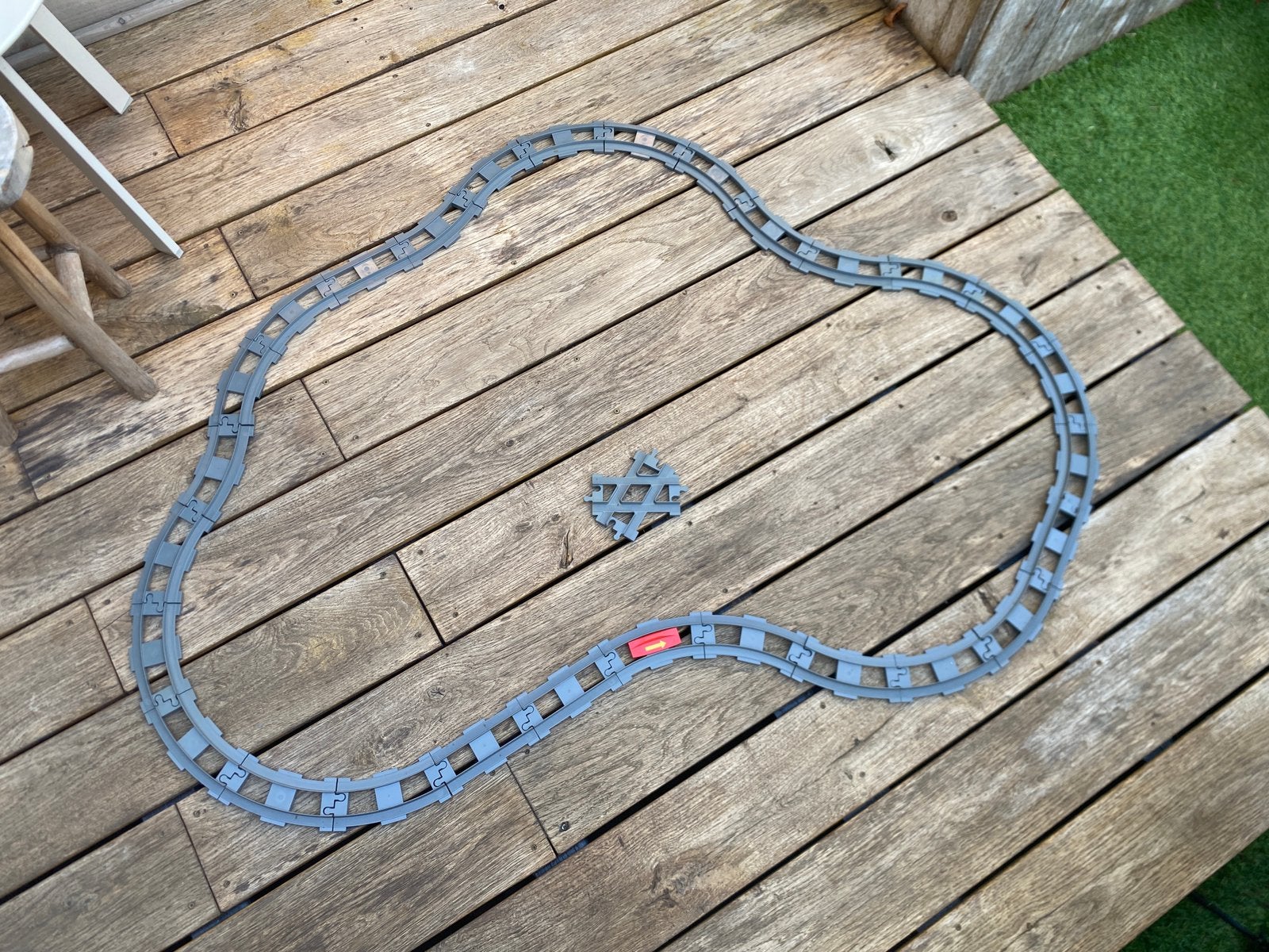 Duplo trein rails, Ophalen of Verzenden, Zo goed als nieuw, Duplo