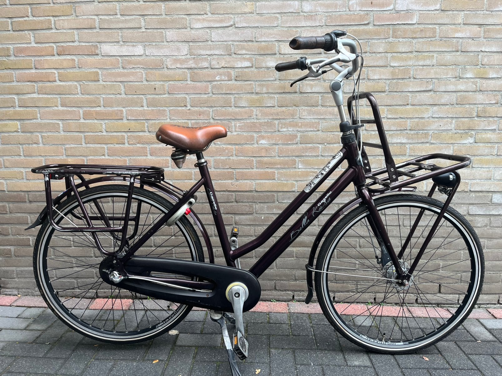 Gazelle Bella Rosa transportfiets mt 54, Ophalen, Versnellingen, Gazelle, Trommelrem