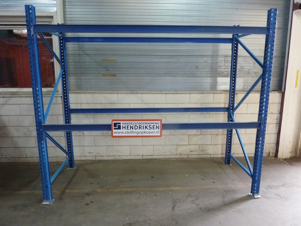 Nette + zware palletstelling / stelling / rek 287x112x240cm, Ophalen, Gebruikt, Handelsonderneming Hendriksen, Munstermanstraat 6 - Hal 3 - Silvolde