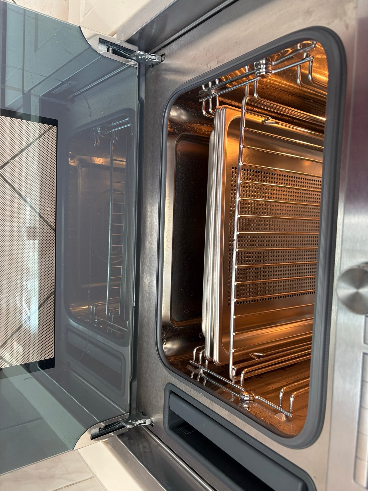 Siemens Inbouw Stoomoven - Zo goed als nieuw, Ophalen, 45 tot 50 cm, Siemens, Inbouw