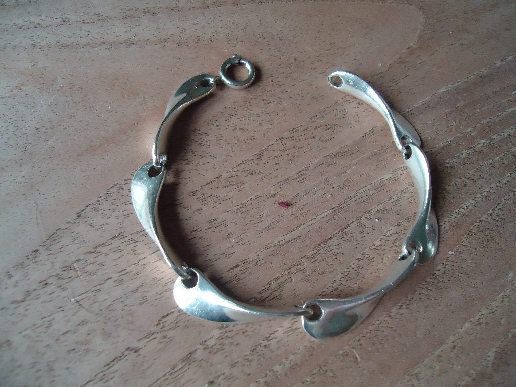 mooie echt zilveren armband marius sorensen denemarken, Ophalen of Verzenden, Zo goed als nieuw, Zilver, Zilver