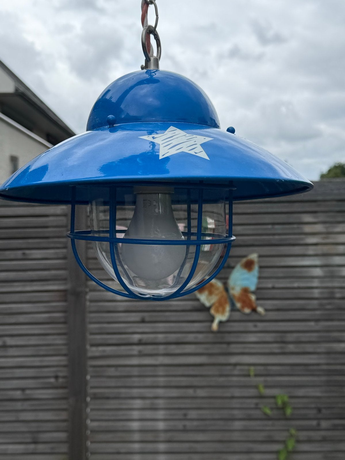 Lief! Kinderkamerlamp - Blauw met Sterren, Ophalen of Verzenden, Gebruikt