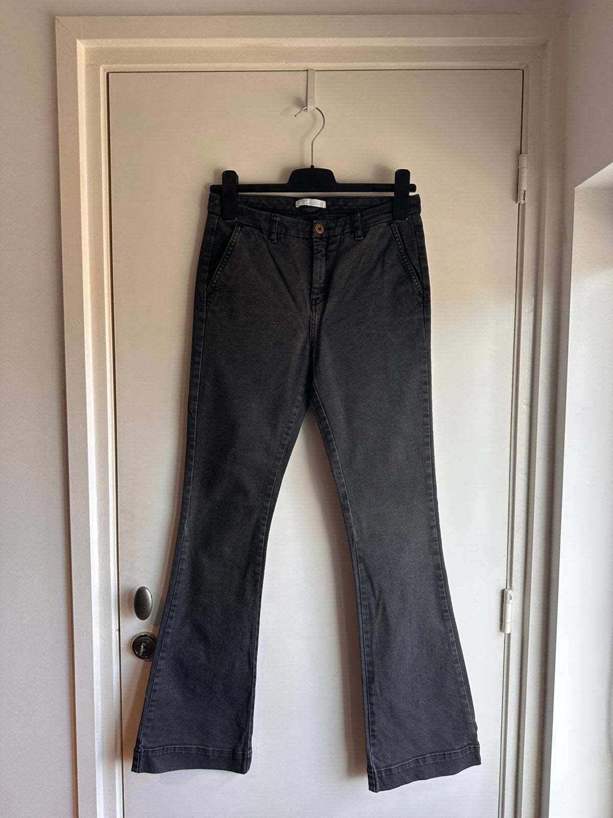 By-bar flared jeans – maat S, Ophalen of Verzenden, Gedragen, Grijs, W28 - W29 (confectie 36)