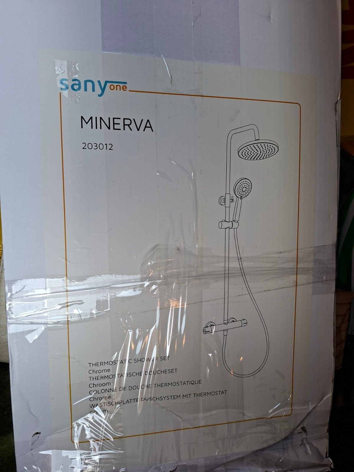 Nieuwe Sanyone Minerva regendoucheset met extra handdouche, Ophalen, Nieuw, Douche