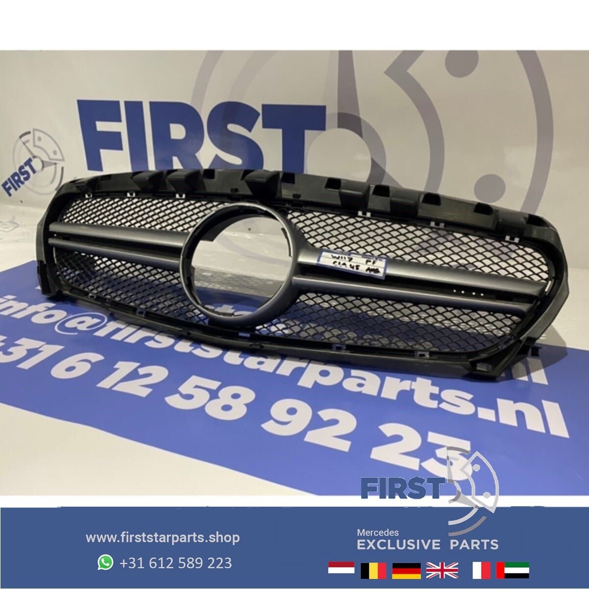 W117 C117 CLA 45 AMG GRIL origineel Mercedes CLA 2013-2016, Gebruikt, -, Ophalen of Verzenden, Bumper