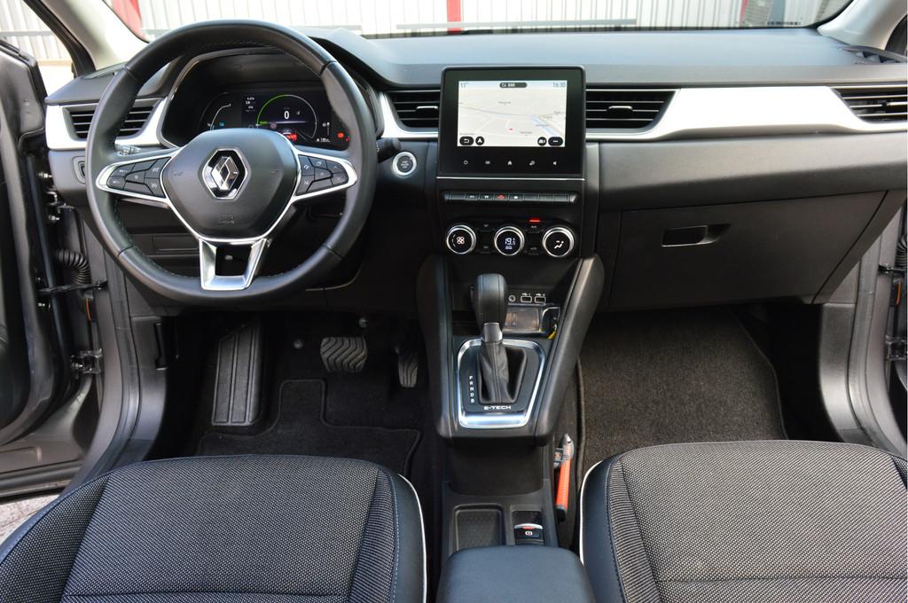 Renault Captur 1.6 E-Tech full hybrid 145 techno O.a: Pano,, Gebruikt, Leder en Stof, 23 km/l, Origineel Nederlands