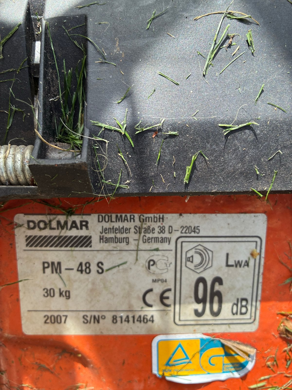 Dolmar PM-48 S Benzine Grasmaaier - Gebruikt, Tuin en Terras, Grasmaaiers, Ophalen, Cirkelmaaier, Gebruikt, Benzine-grasmaaier
