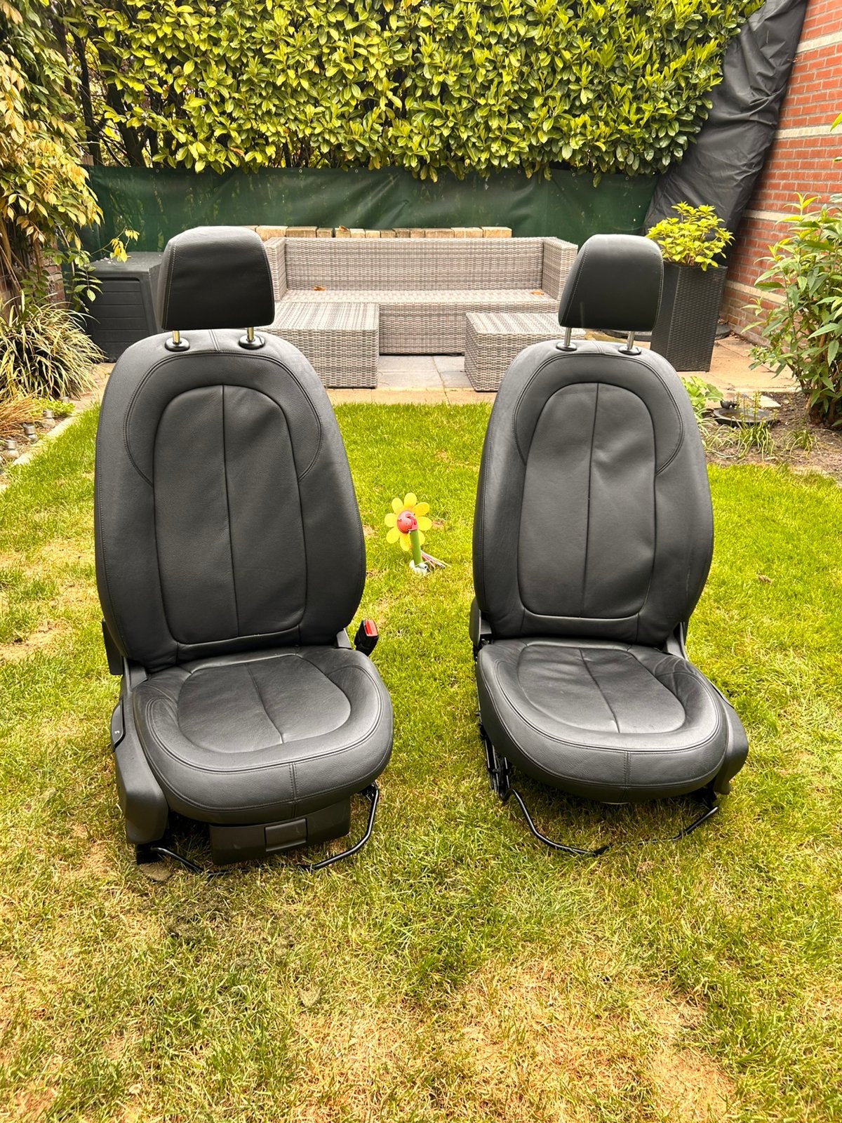 Originele lederen stoelen BMW X1 F48 zwart, Ophalen, BMW
