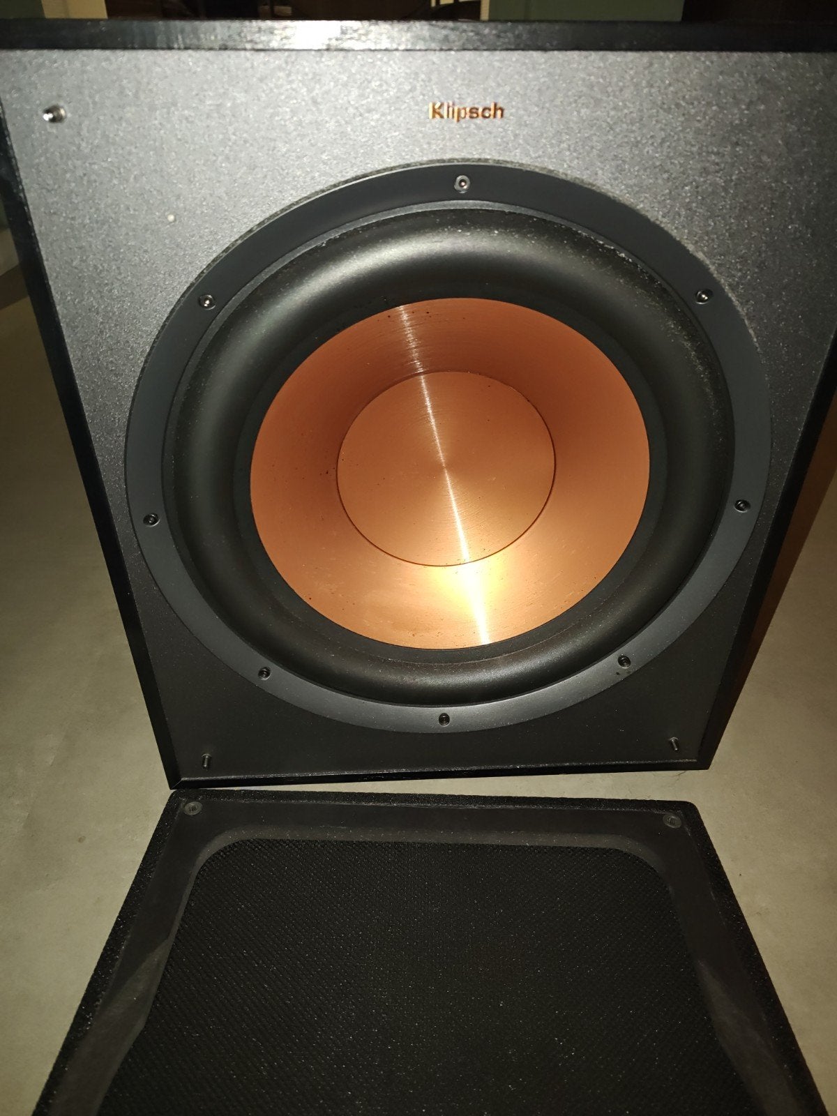 Klipsch SW-120 subwoofer, Ophalen, Zo goed als nieuw, Subwoofer