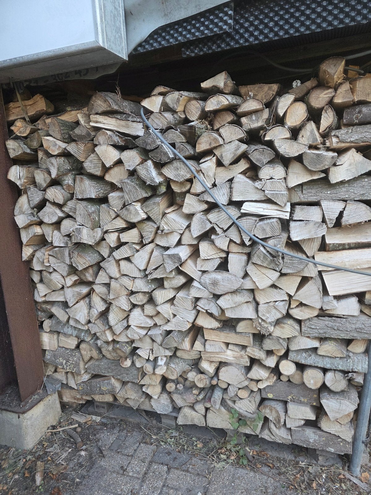 Eiken kachelhout te koop - Droog en direct stookbaar, Tuin en Terras, Haardhout, 6 m³ of meer, Ophalen, Eikenhout, Blokken