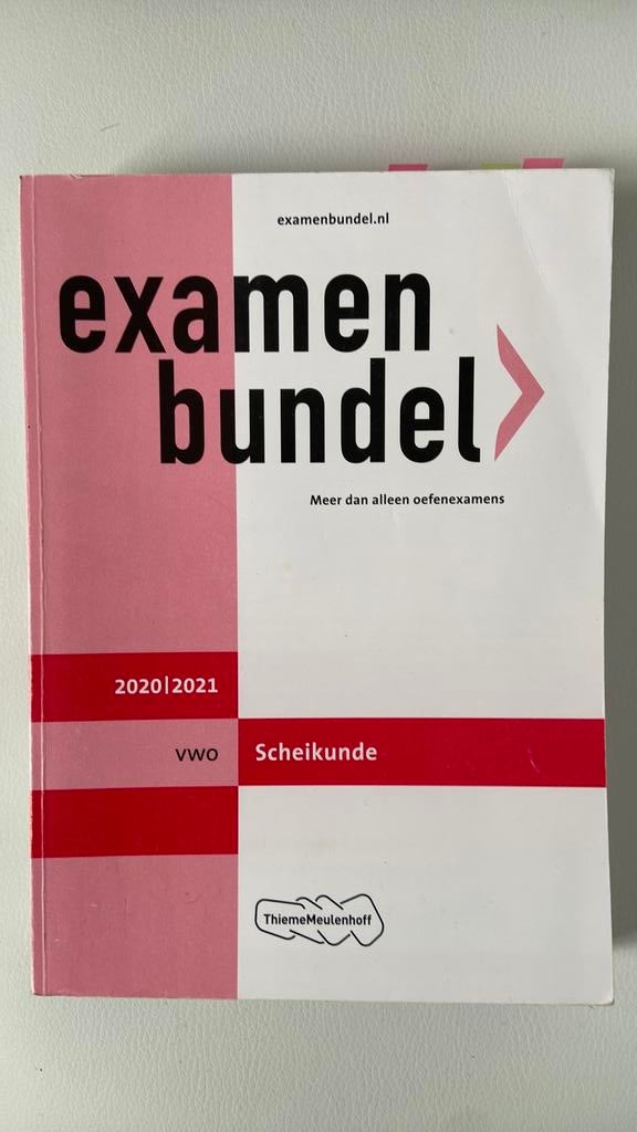 Examen bundel Scheikunde + samenvatting, Ophalen of Verzenden, Zo goed als nieuw, VWO, Scheikunde