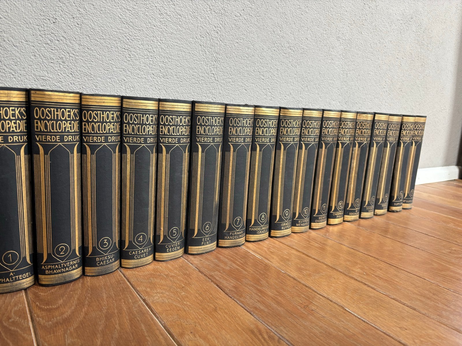 Oosthoek's Encyclopedie - Vierde Druk - Complete Serie, Boeken, Encyclopedieën, Ophalen, Zo goed als nieuw, Algemeen, Complete serie