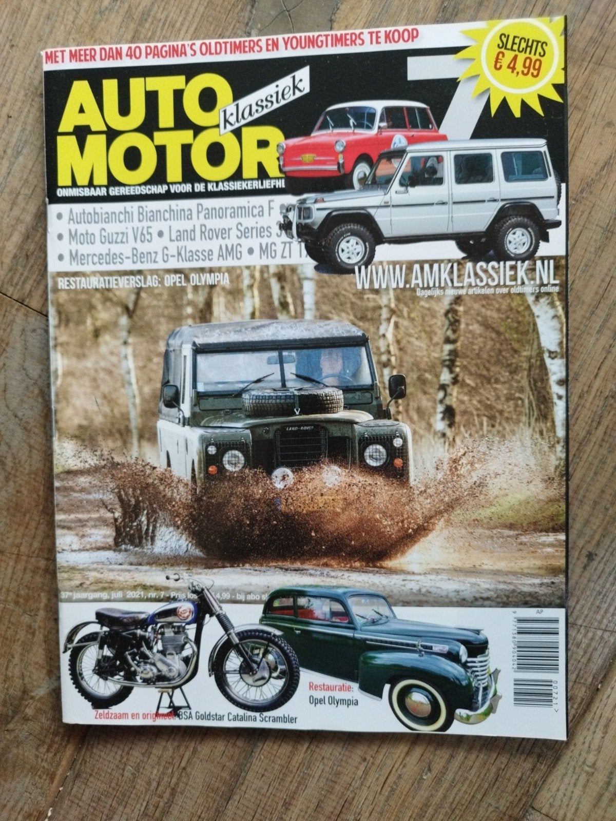 Auto Motor Klassiek nr 7, juli 2021 Oldtimers en Youngtimer, Boeken, Ophalen of Verzenden