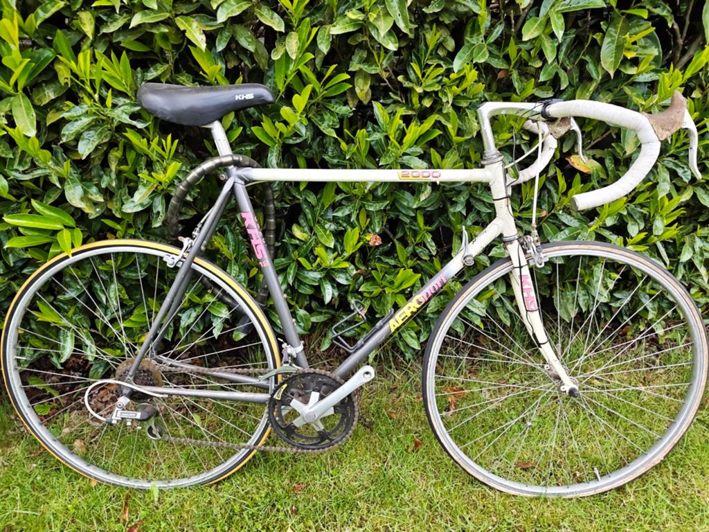 KHS Aero Sport 2000 racefiets - Vintage model, 28 inch, Gebruikt, 53 tot 57 cm, Ophalen
