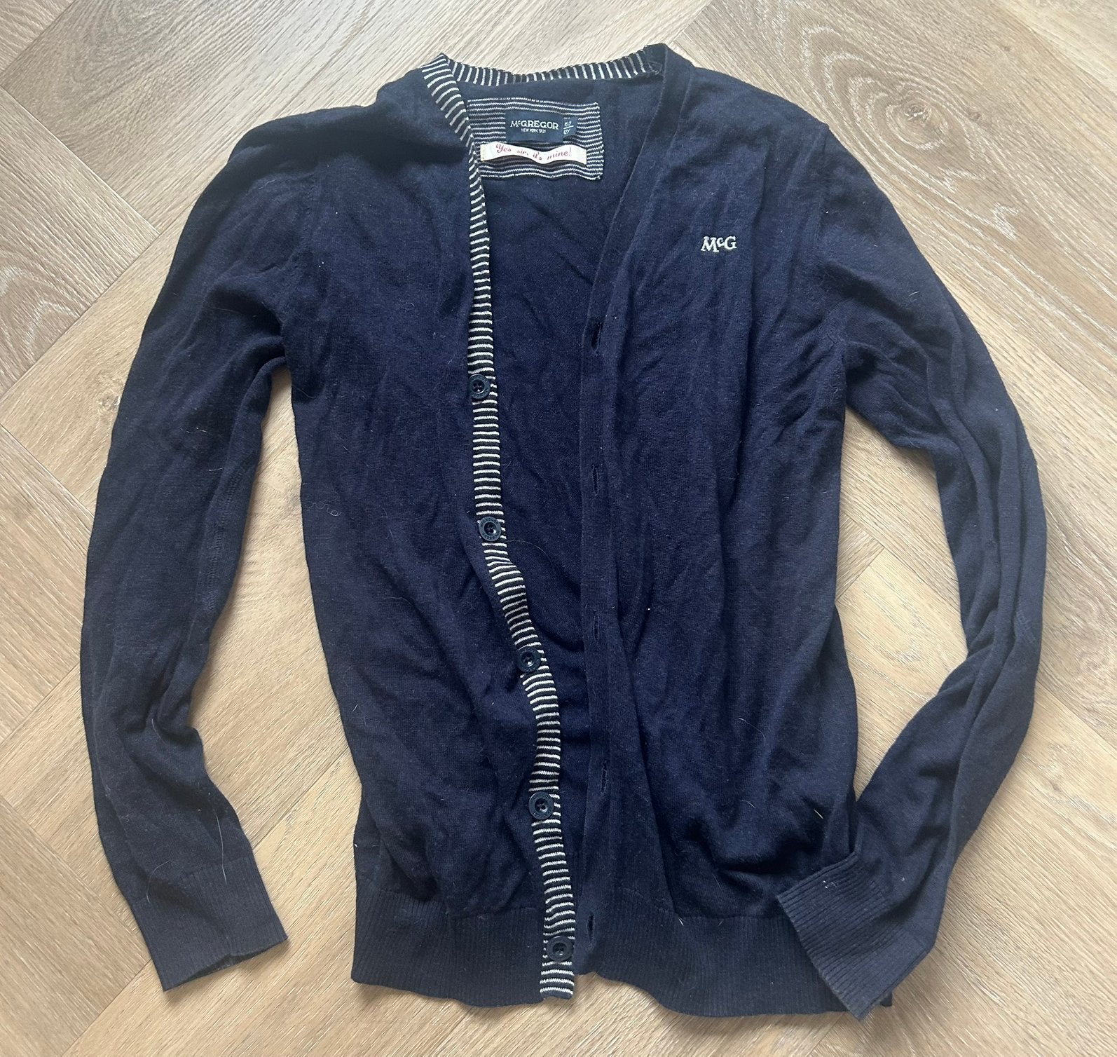 McGregor vestje donkerblauw. Maat 152 (12y), Kleding | Dames, Ophalen of Verzenden, Zo goed als nieuw, Maat 34 (XS) of kleiner