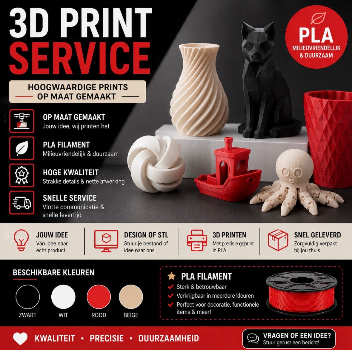 3D print service (prijzen in beschrijving), Ophalen of Verzenden, Zo goed als nieuw