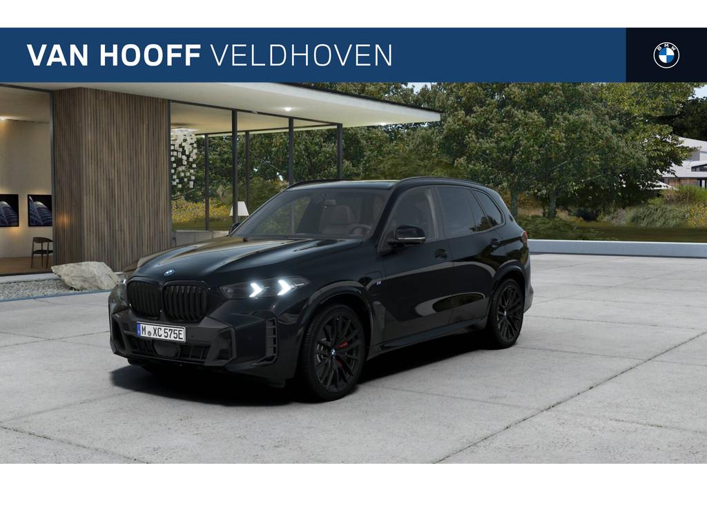 BMW X5 xDrive50e M Sport Automaat / Panoramadak Sky Lounge /, Automaat, 2395 kg, Zwart, Leder