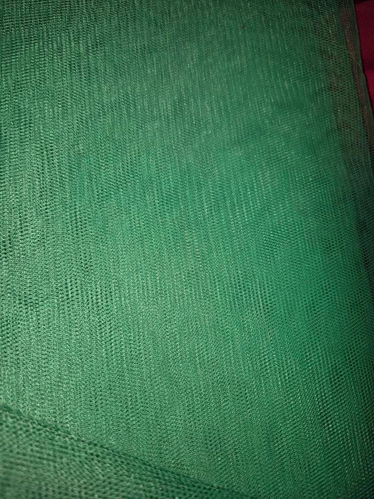 Diverse kleuren Tule stof - 40 meter totaal, Overige materialen, Ophalen of Verzenden, 30 tot 120 cm, Groen