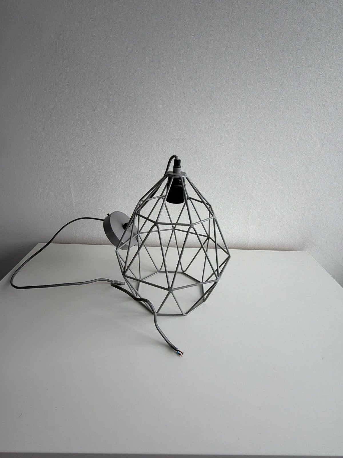Hanglamp Firm Living - Stijlvolle geometrische draadlamp, Ophalen, Gebruikt, Scandinavisch, E27 (groot)