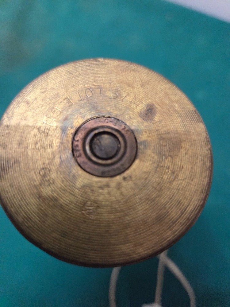 tafellamp granaathuls 1968, Ophalen of Verzenden, 'T Olde Gre-j, Info@toldegrej.nl, Endepoelstraat 20f Didam