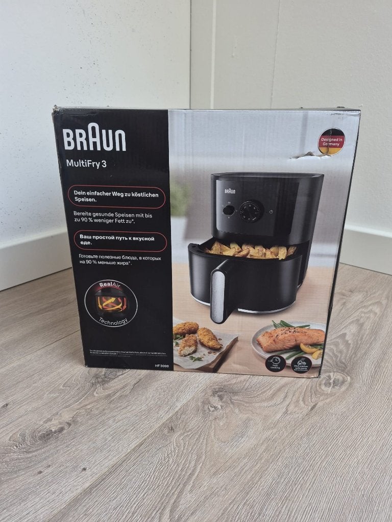 Braun MultiFry 3 Airfryer (nieuw in doos), Ophalen of Verzenden, Nieuw, Airfryer, 1000 t/m 1499 gram