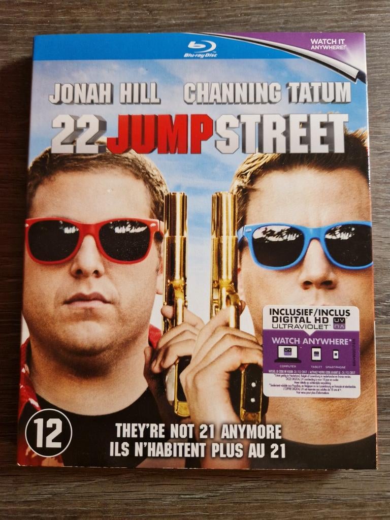 22 Jump Street (2014) blu-ray, Ophalen of Verzenden, Zo goed als nieuw, Actie