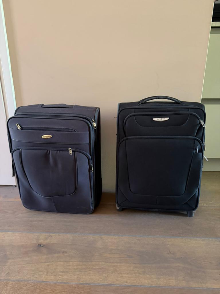 Samsonite koffers, 50 tot 60 cm, Zo goed als nieuw, Zacht kunststof, 35 tot 45 cm
