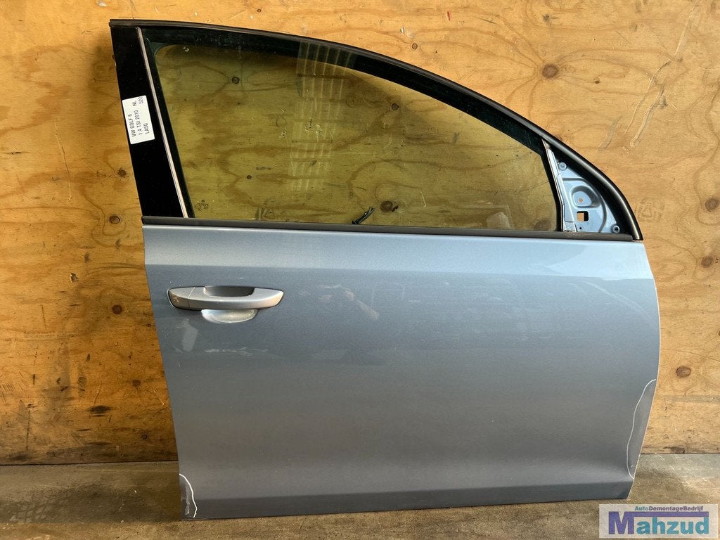 VW GOLF 6 licht Blauw LA5Q rechts voor deur portier 2009-201, Auto-onderdelen, Carrosserie en Plaatwerk, Gebruikt, Volkswagen AG