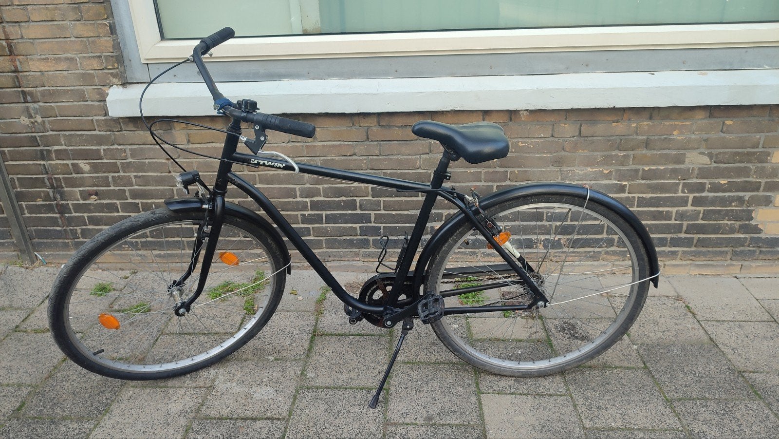 B'twin Elops 100 City Bike - Stadsfiets, Velgrem, Versnellingen, Ophalen, Overige merken