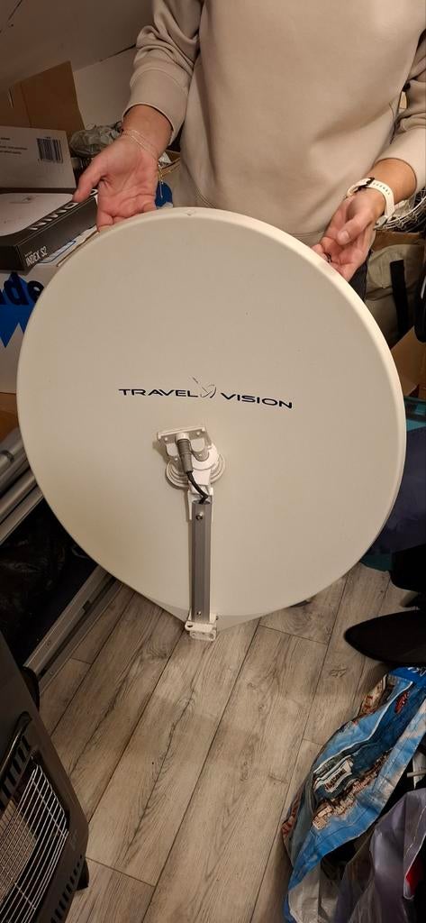 Camping tv set Travel Vision R7 & Sony TV KD-32W804, Audio, Tv en Foto, Schotelantennes, Ophalen, Zo goed als nieuw, Overige merken