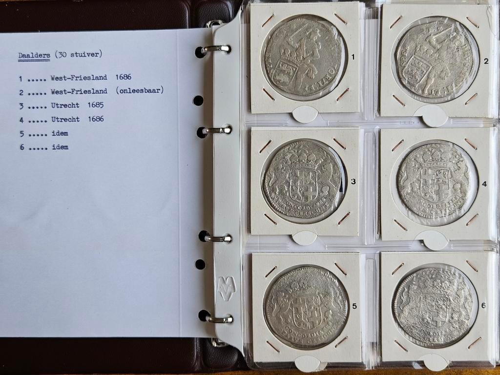 Schatvondst van 88 munten, provinciaal en Koninkrijk., Postzegels en Munten, Munten | Nederland, Vóór koninkrijk, Setje, Zilver