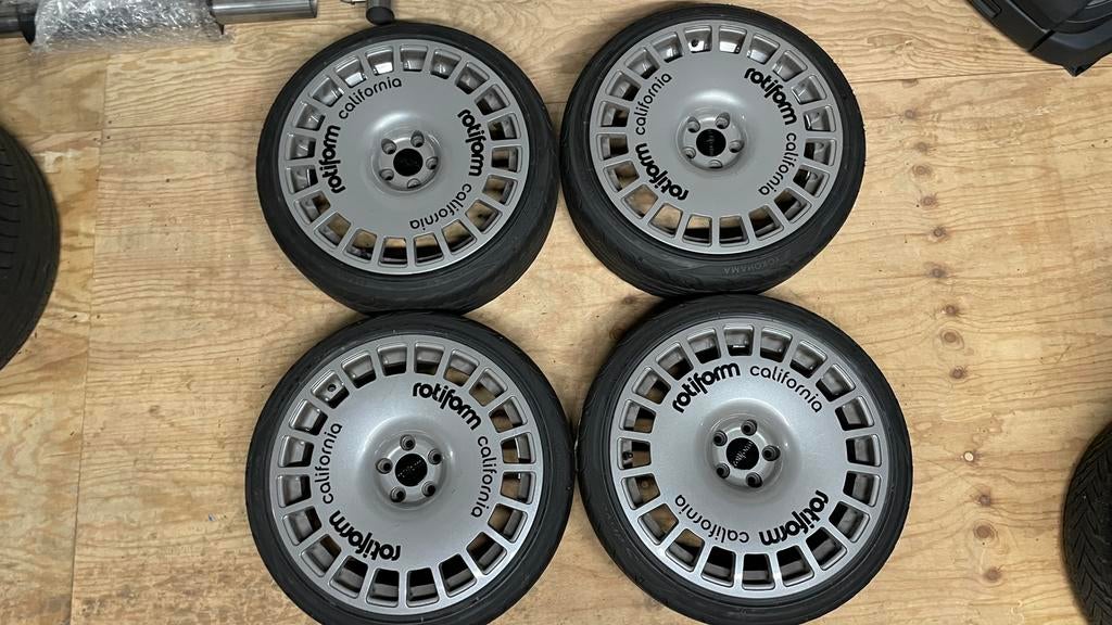 18” Rotiform VCE 5x100 (VW R32 / Audi TT), Auto-onderdelen, Banden en Velgen, Ophalen, 18 inch, Velg(en), Zomerbanden