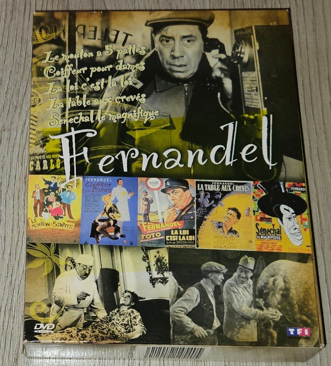 Fernandel DVD Box - 5 Komedies (Nederlandse Ondertitel, Alle leeftijden, Nederlands, Ophalen of Verzenden, Frans