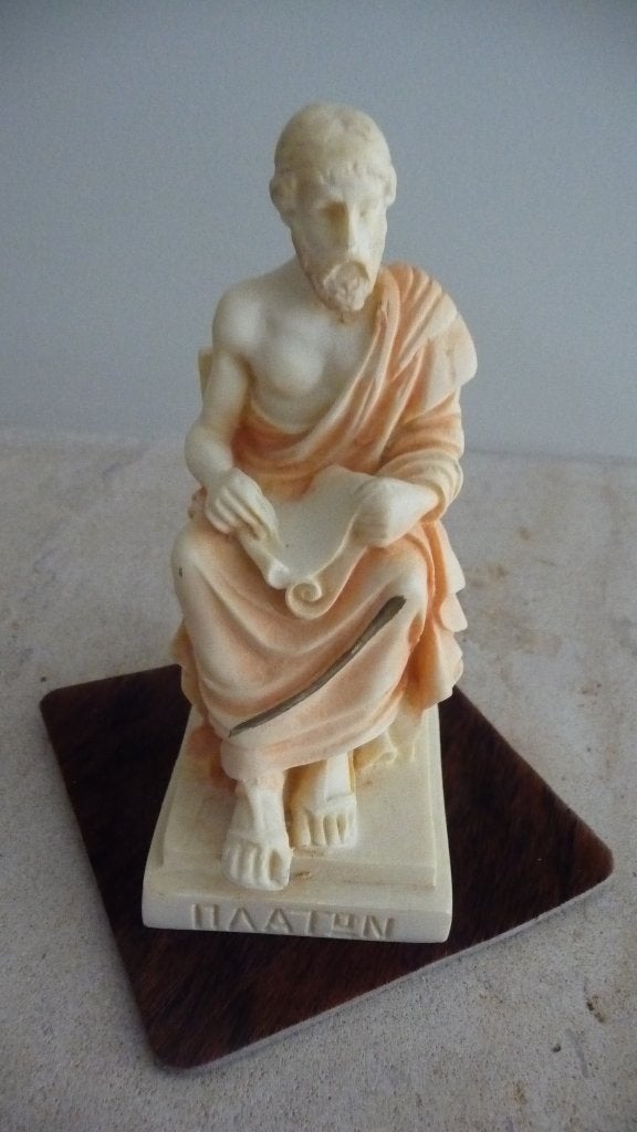 Naaton standbeeld, Antiek en Kunst, Minder dan 20 cm, Beschilderd, Ophalen of Verzenden, Wit