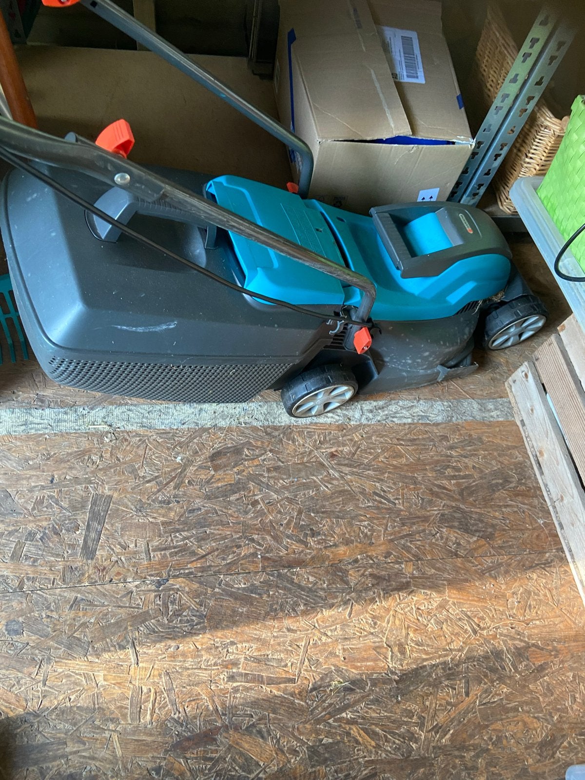 Gardena Grasmaaier - Gebruikt en verticuteer machine, Ophalen, Gebruikt