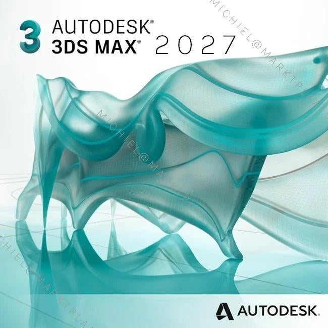 AutoDesk 3ds Max 2027 | Levenslang | Windows | Installatiepa, Computers en Software, Ontwerp- en Bewerkingssoftware, Nieuw, Windows