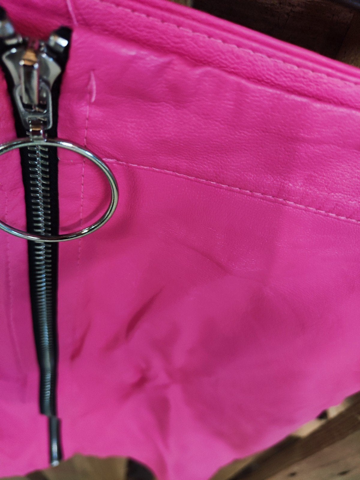 Roze mini rok met rits s, H&M, Ophalen of Verzenden, Zo goed als nieuw, Roze