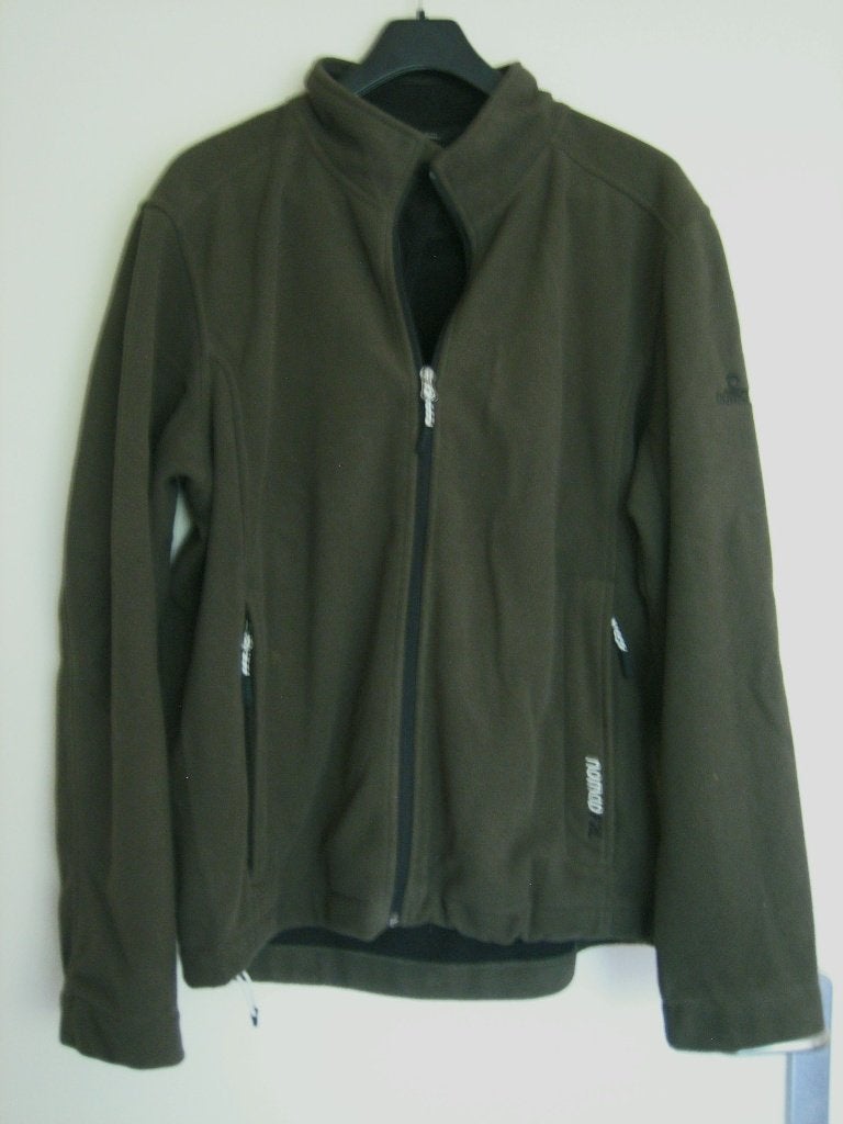 Warme grijsgroene outdoor fleecejack NOMAD 54/XL snazzeys, Maat 52/54 (L), Verzenden, Wandelen of Outdoor, Zo goed als nieuw