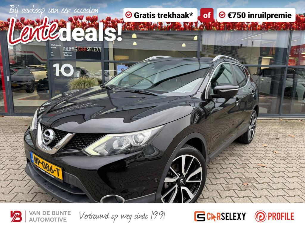 Nissan Qashqai 1.2 Premier Edition *Trekhaak & Navigatie*, Voorwielaandrijving, Euro 5, Gebruikt, 4 cilinders